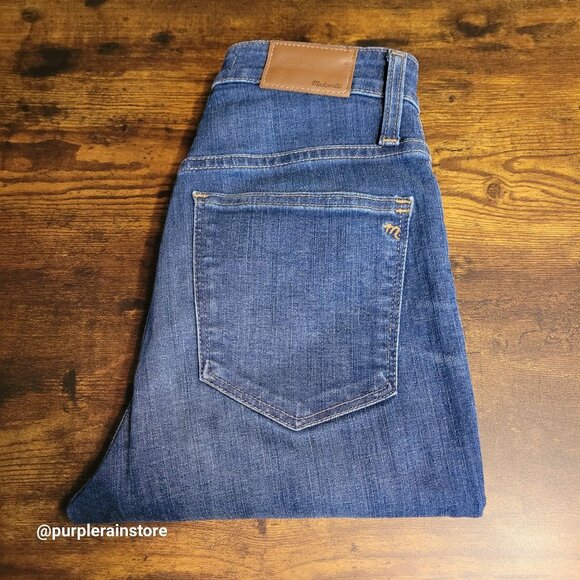 Madewell Jeans 27 Curvy High Rise Skinny Moreaux Wash AA621 Tummy Control - Picture 3 of 13